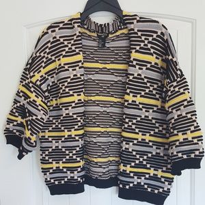 H&M Open Front Cable Knit Cardigan S